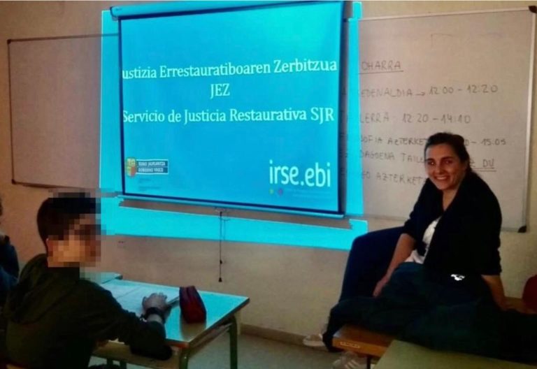 El IRSE-EBI imparte jornadas formativas sobre Justicia Restaurativa para alumnos de Bachillerato