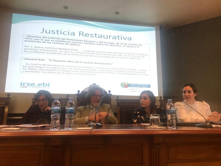 Expuesto el servicio de Justicia Restaurativa del IRSE-EBI