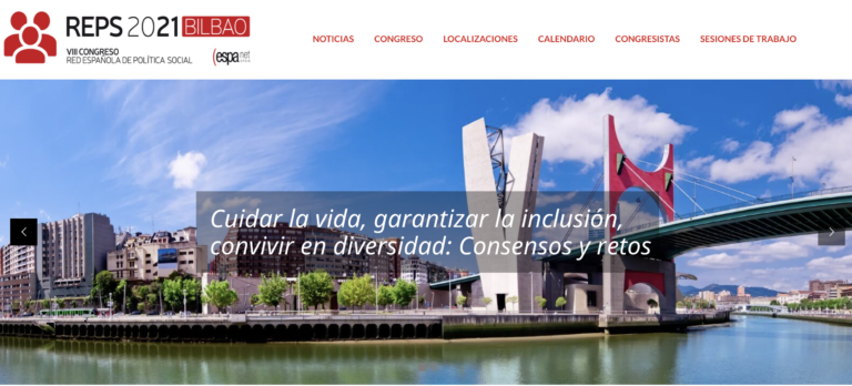 IRSE-EBI participa activamente en el VIII Congreso de la Red Española de Políticas Sociales